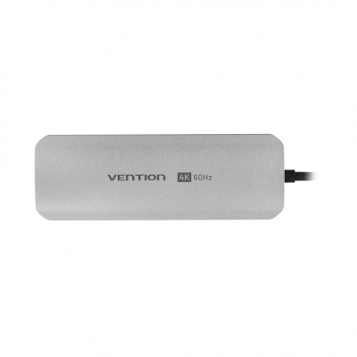 Докстанция Vention TQMHB <USB-C to HDMI/USB-C Gen 1/USB 3.0 x 2/RJ45/SD/TF/TRRS 3.5mm/PD>