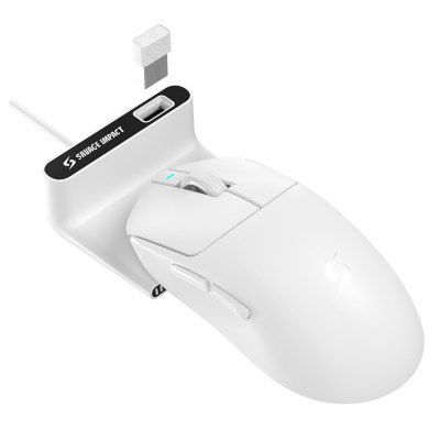 Мышь игровая беспроводная Bloody SG5 White 8K