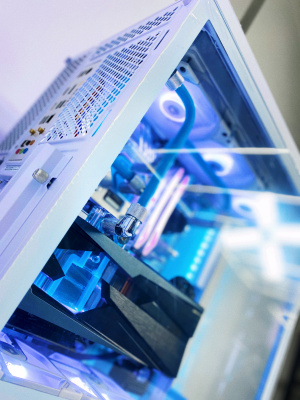 Компьютер S SMART Snowman <11700/ 32Gb/ SSD 500GB+1Tb NVMe/ RTX3080 10G/ Кастом СЖО>