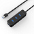 USB Хаб ORICO W5PH4-U3-V1-BK-BP <USB3.0x4, Cable 30cm, 105*33*24mm, BLACK>