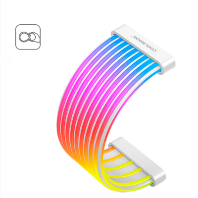 Светодиодная лента-накладка ARGB Coolmoon C200EX ARGB 200x60x13мм