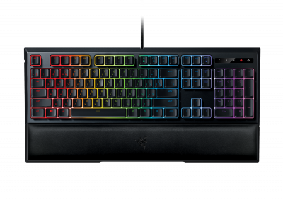 Клавиатура игровая Razer Ornata Chroma RZ03-02040700-R3R1<Механическо-мембранная, USB, 224*463*31mm>