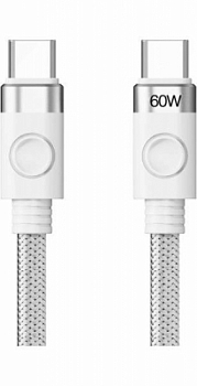 Кабель TypeC ORICO CDX-60CC-WH-BP <1М, PD60W, White>