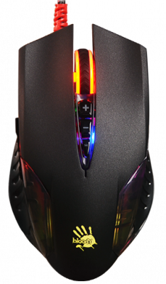 Мышь игровая Bloody Q50 USB <3200 CPI, 2.41Mpixels/sec, 125~1,000Hz/sec, 1.8m>