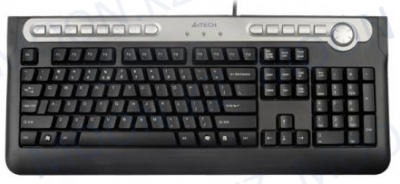 Клавиатура A4tech KBS-20MU PS2 Silver Black