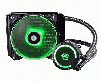 Жидкостная система охлаждения ID-Cooling Auraflow 120 <LED RGB, Intel,  AMD, FAN120, TDP150W>