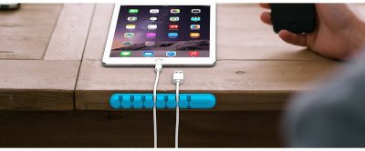 Фиксатор кабеля ORICO CBS7-GY <7X, 15*2*1.2mm, силикон, GRAY>