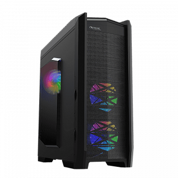 Корпус ПК без БП GameMax Dragon Knight <ATX, 1x120mmARGB, USB2.0x1, USB3.0x1, HD Audio, 421x210x460>