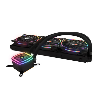 Жидкостная система охлаждения DarkFlash DT360 <RGB, Intel 1200/115x/20xx, AMD AM4/3, FAN120>