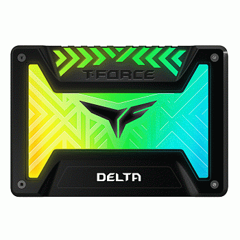 Накопитель SSD 2.5" SATA III TEAM T-FORCE DELTA RGB 500GB  BLACK up to 560/500 MB/s RETAIL