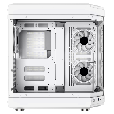 Корпус ПК без БП GameMax HYPE White <3x120FAN>