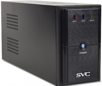 Источник бесперебойного питания SVC V-800-L, (AVR-стабилизатор, 3 вых.)