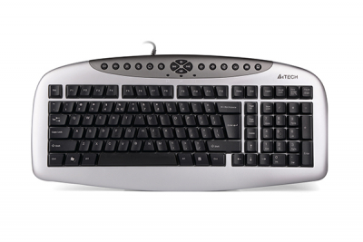 Клавиатура A4tech KBS-21 USB Silver Black
