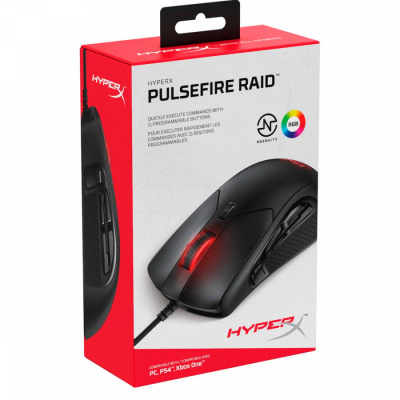 Мышь игровая HyperX Pulsefire Raid <HX-MC005B черный>