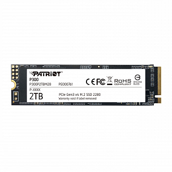 Накопитель SSD M.2 NVME Patriot 2TB P300 2280 <R/W 2100/1650>