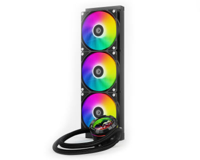 Жидкостная система охлаждения ID-Cooling SL360 XE LCD <2066/2011/1851/1700/1200/1151/AM5, TDP 350W>