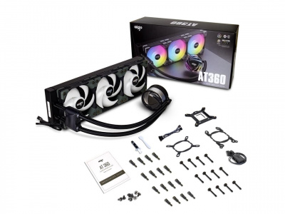 Жидкостная система охлаждения AIGO AT360 <RGB, Intel 1200/115x/20xx, AMD AM4/3, FAN120> Жидкостная система охлаждения AIGO AT360 <RGB, Intel 1200/115x/20xx, AMD AM4/3, FAN120>