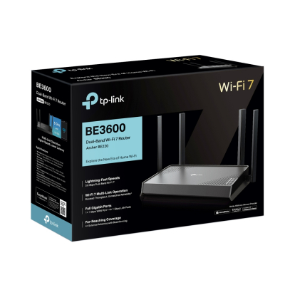 Маршрутизатор беспроводной BE3600 GbE Tp-Link Archer BE220 Wi-Fi 7