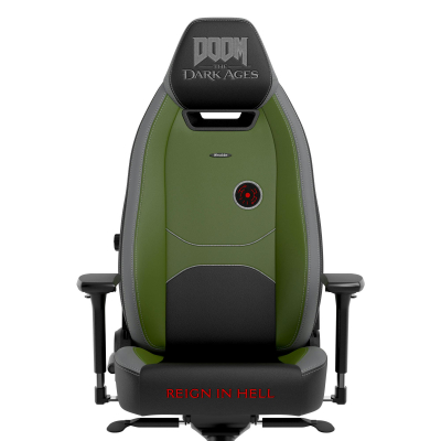 Игровое кресло Noblechairs LEGEND Gaming Chair - DOOM the Dark Ages Edit <подлокотник 4D, газлифт 4>
