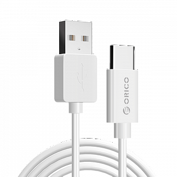 Кабель Type C ORICO BTC-10-WH <1М, USB2.0, 2A, White>