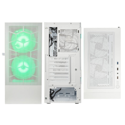 Корпус ПК без БП Kolink Observatory MX Mesh ARGB Midi Tower Case - White