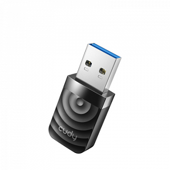 Сетевой адаптер беспроводной USB CUDY WU1300S <AC1300 Wi-Fi USB 3.0 Adapter>