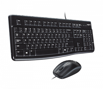 Клавиатура+мышь Logitech MK120 920-002561 Black