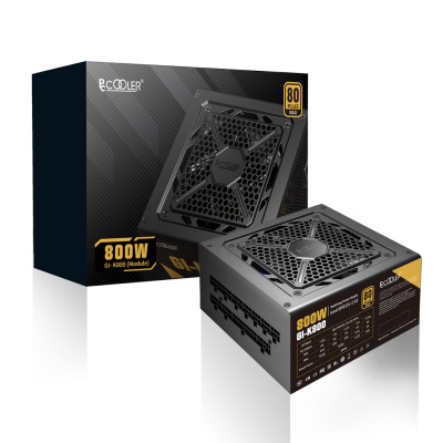 Блок питания PCCooler GI-K800, 800W, Full Modular, 80+ GOLD, Fan 120mm, GI-K800 Блок питания PCCooler GI-K800, 800W, Full Modular, 80+ GOLD, Fan 120mm, GI-K800