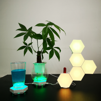 Набор декоративных LED панелей Hexagon Light 10 шт. (управление со смартфона)
