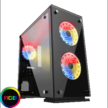 Корпус ПК без БП GameMax H605-TA <MATX, 350x188x380mm>