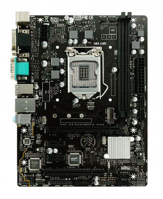 Материнская плата S-1151 Biostar H310MHG <mATX, 2xDDR4, VGA, DVI, HDMI, COM port, USB2.0x6,USB3.1x4>