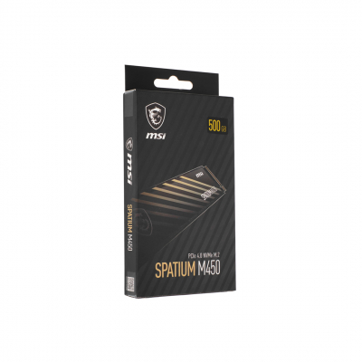 Твердотельный накопитель  500Gb SSD MSI SPATIUM M450 M.2 PCIe NVMe R3600Mb/s W2300MB/s SPATIUM M450