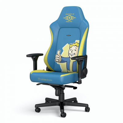 Игровое кресло Noblechairs HERO Fallout Vault Tec Edition <Экокожа, подлокотник 4D, газлифт 4>