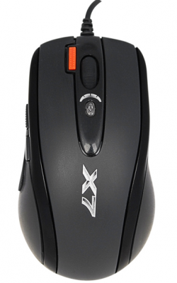 Мышь A4tech X-718BK Black, USB