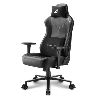 Игровое кресло Sharkoon Skiller SGS30 Black/White <Cинтетическая кожа, Газлифт 4, подлокотник 3D> Игровое кресло Sharkoon Skiller SGS30 Black/White <Cинтетическая кожа, Газлифт 4, подлокотник 3D>