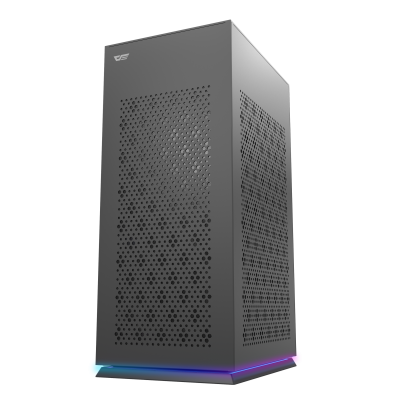Корпус ПК без БП DarkFlash DLH21 BLACK <ITX, 1x3.5, 2xUSB 3.0, 1xType C, 238.8*175*412mm >