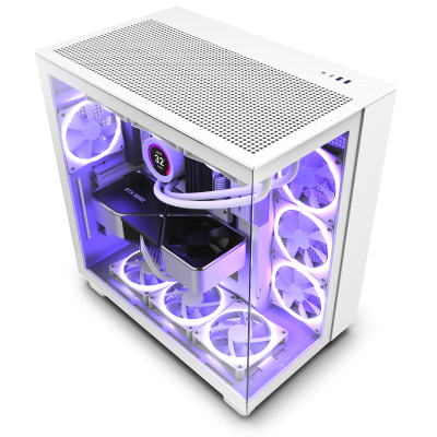 Корпус NZXT H9 Flow белый Корпус NZXT H9 Flow белый