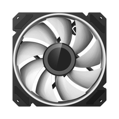 Вентилятор для корпуса GameMax FN-12Rainbow-C9-Infinity