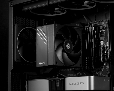 Вентилятор ID-Cooling FROZN A410 BLACK <<1851/1700/1200/AM5, TDP220W, 120mm, 4PIN>