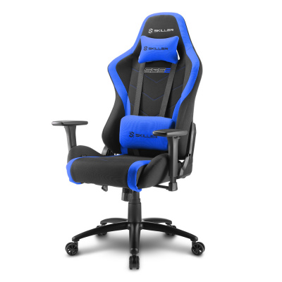 Игровое кресло Sharkoon Skiller SGS2 Black/Blue <Ткань, Газлифт 4, подлокотник 3D>