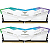 Оперативная память 32GB Kit (2x16GB) 6200MHz DDR5 Team Group DELTA RGB CL38 WH FF4D532G6200HC38ADC01