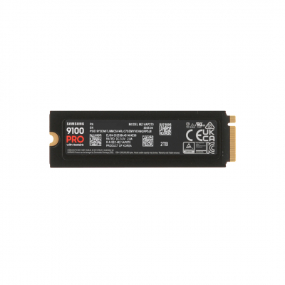 Твердотельный накопитель 2000Gb SSD Samsung 9100 PRO with heatsink M.2 R14700/W13400MB/s MZ-VAP2T0CW