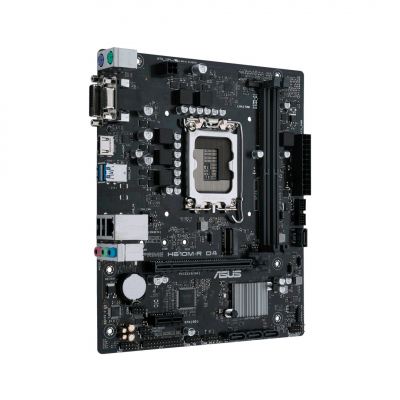 Материнская плата ASUS PRIME  H610M-R D4-SI, LGA1700 2xDDR4 4xSATA3 M.2 1xD-Sub 1xDVI 1xHDMI mATX
