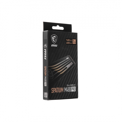 Твердотельный накопитель 1000Gb SSD MSI SPATIUM M480 PRO PCIe NVMe R7400Mb/s W6000MB/s SPATIUM M480