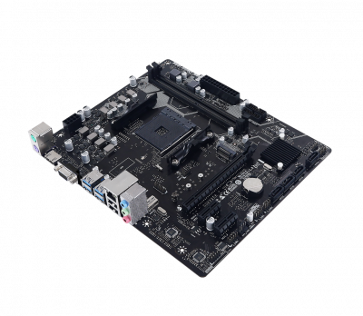 Материнская плата AM4 Biostar B550MH <mATX, 2xDDR4, VGA, HDMI, M2*1, USB3.2*8, USB2.0*6>