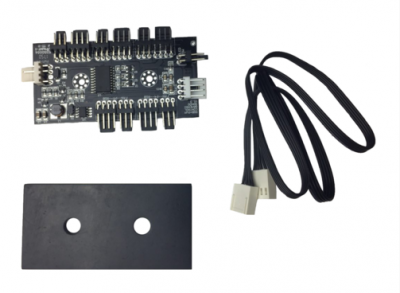 Контроллер подсветки GameMax PWM(R)+RGB Controller adapter for fan GameMax 