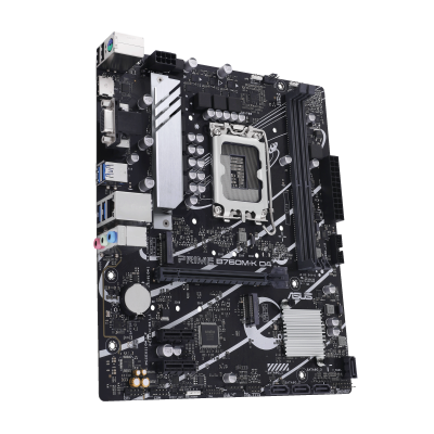 Материнская плата ASUS PRIME B760M-K D4, LGA1700 2xDDR4 4xSATA3 2xM.2 RAID VGA HDMI mATX
