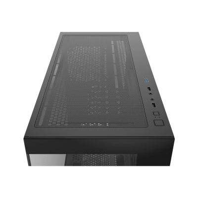 Корпус ПК без БП Ocypus Gamma C52 BK mATX/ITX 3xUSB Черный Gamma-C52-BKD000XX-GL