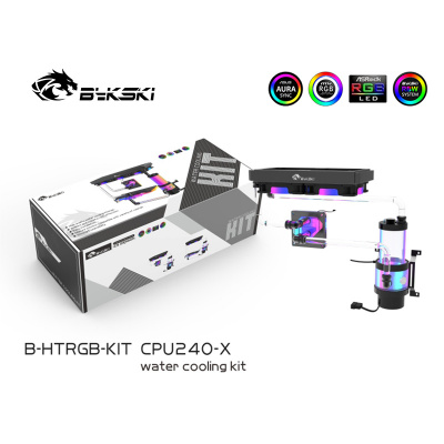 Набор СВО Bykski B-HTRGB-KIT CPU240-X <Intel LGA 115x, Intel LGA 20xx, Black>