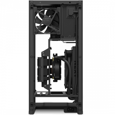 Корпус  NZXT H1 V2 ( СЖО, БП 750W GOLD, Gen4 riser, fan controller) Черный